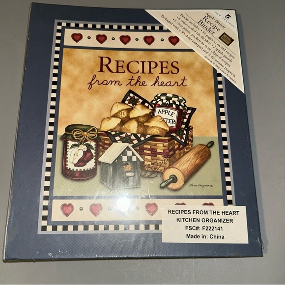 Vintage RECIPES FROM THE HEART 2002 Cookbook Cook Book Cooking RARE NEW SEALED - Picture 1 of 4